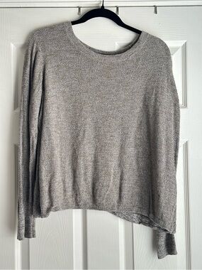 Banana Republic Sage Green Heather Knit Sweater
